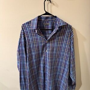 Peter Millar Multicolor Plaid Button Down Shirt